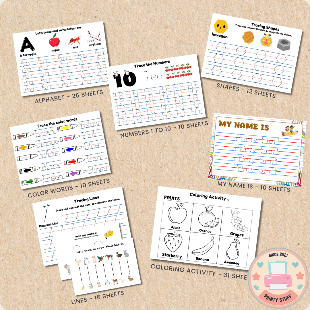 Master the Basics: 7-in-1 Ultimate Kids’ Tracing & Activity Mega-Set