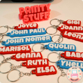 Personalized Keychain Name (Bold)