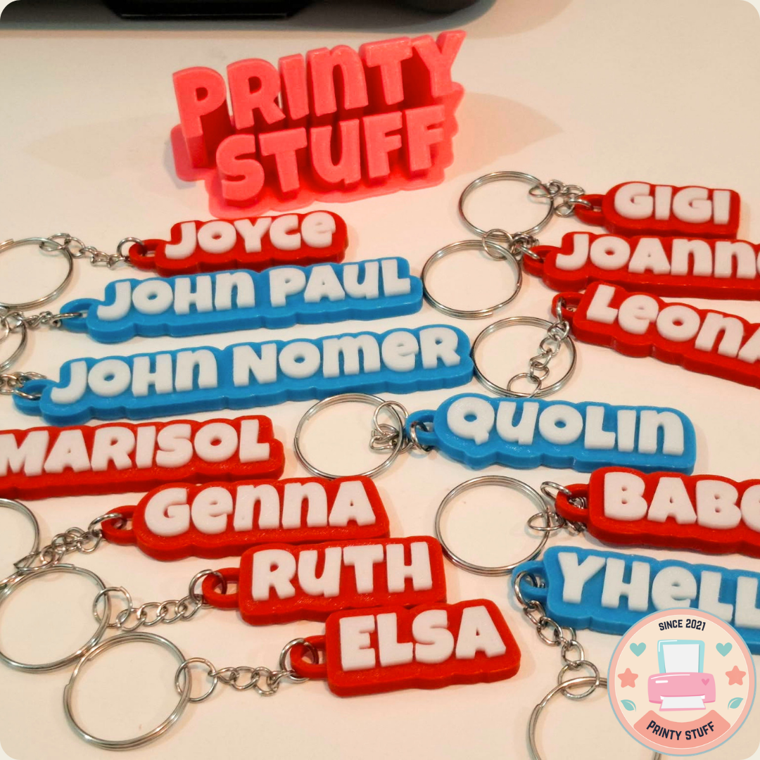Personalized Keychain Name (Bold)
