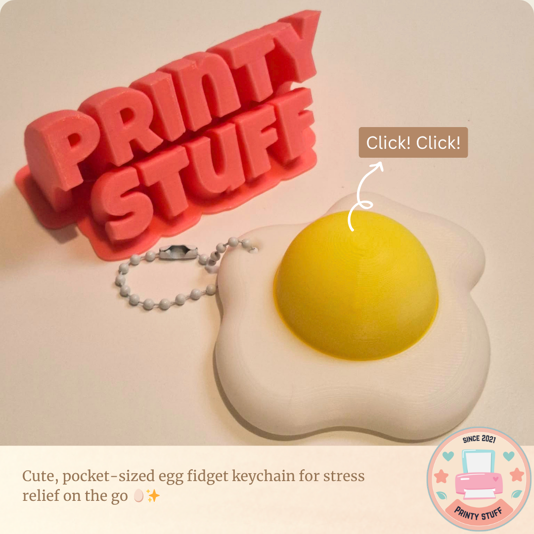 Egg Clicker Keychain