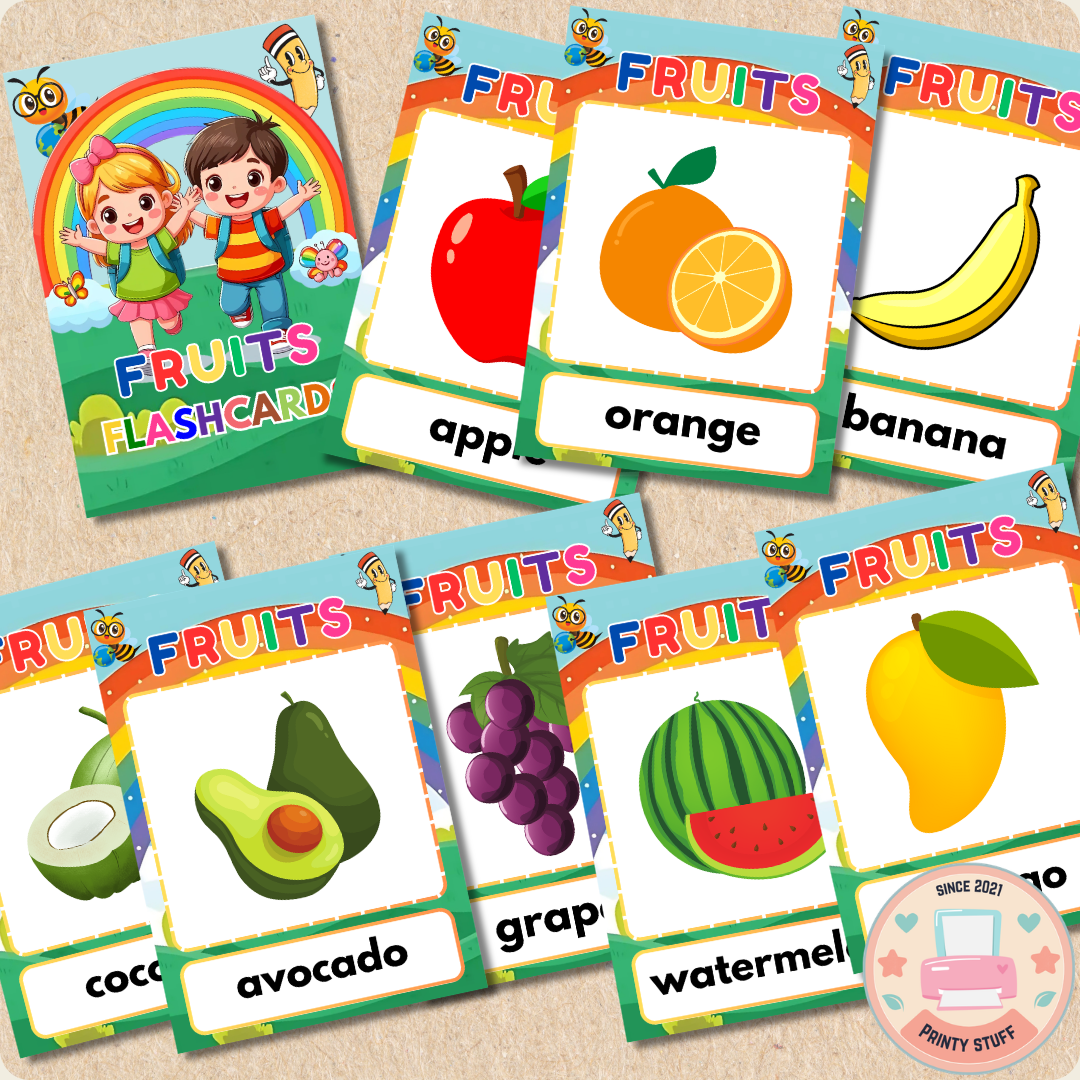 Sweet Discoveries: My First Fruits Flashcards