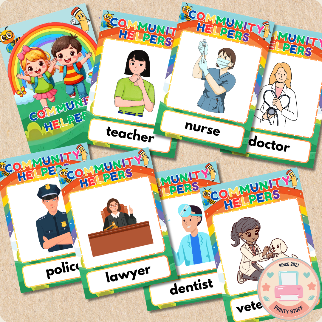 Everyday Heroes: Community Helpers Flashcards
