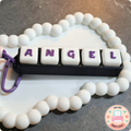 Personalized Keyboard Clicker Name Keychain