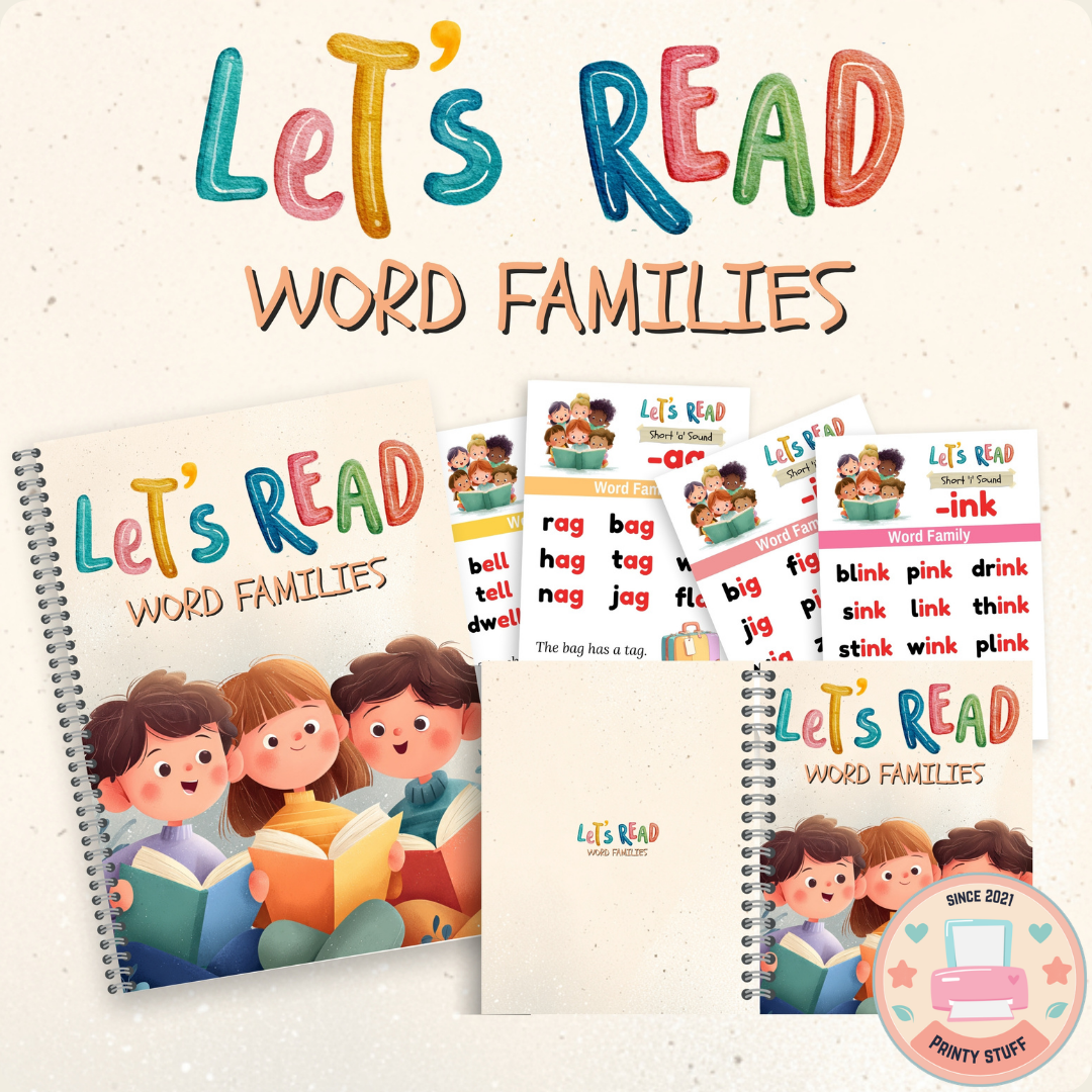 Let's Read Word Families Book