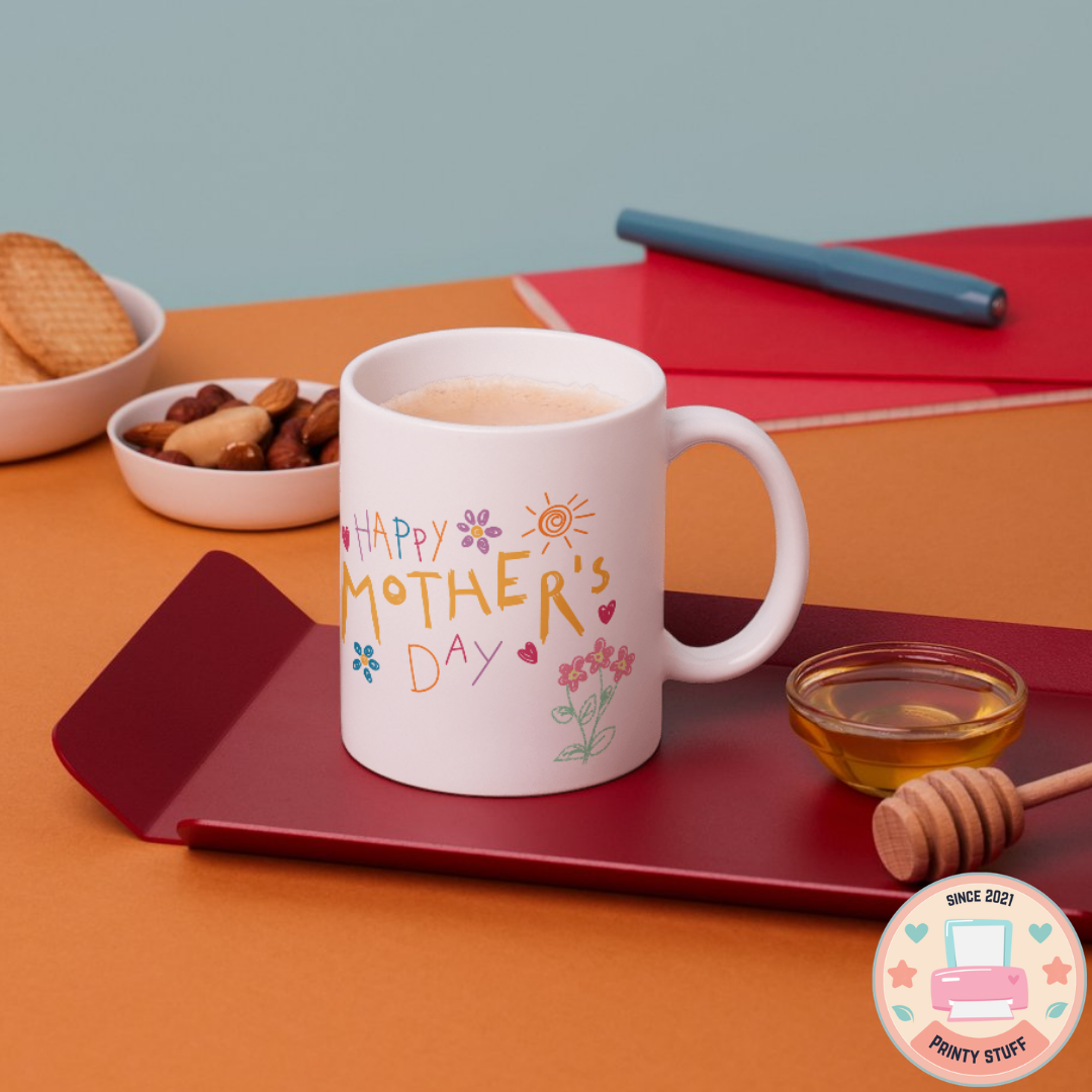 Heartwarming "Happy Mother’s Day" Kids' Art Mug