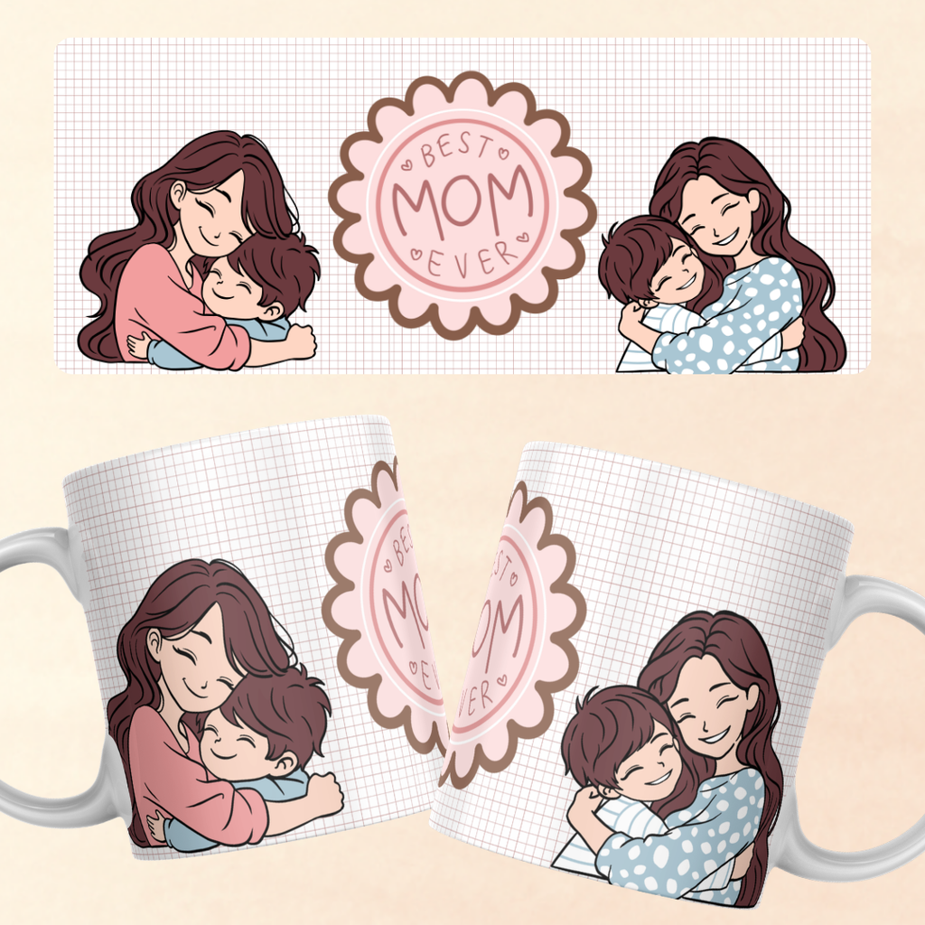 Heartwarming "Best Mom Ever" Mug