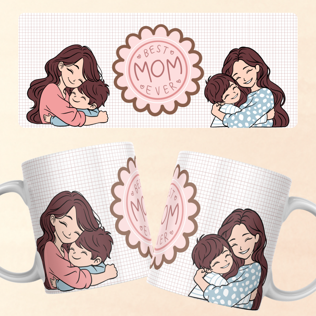 Heartwarming "Best Mom Ever" Mug