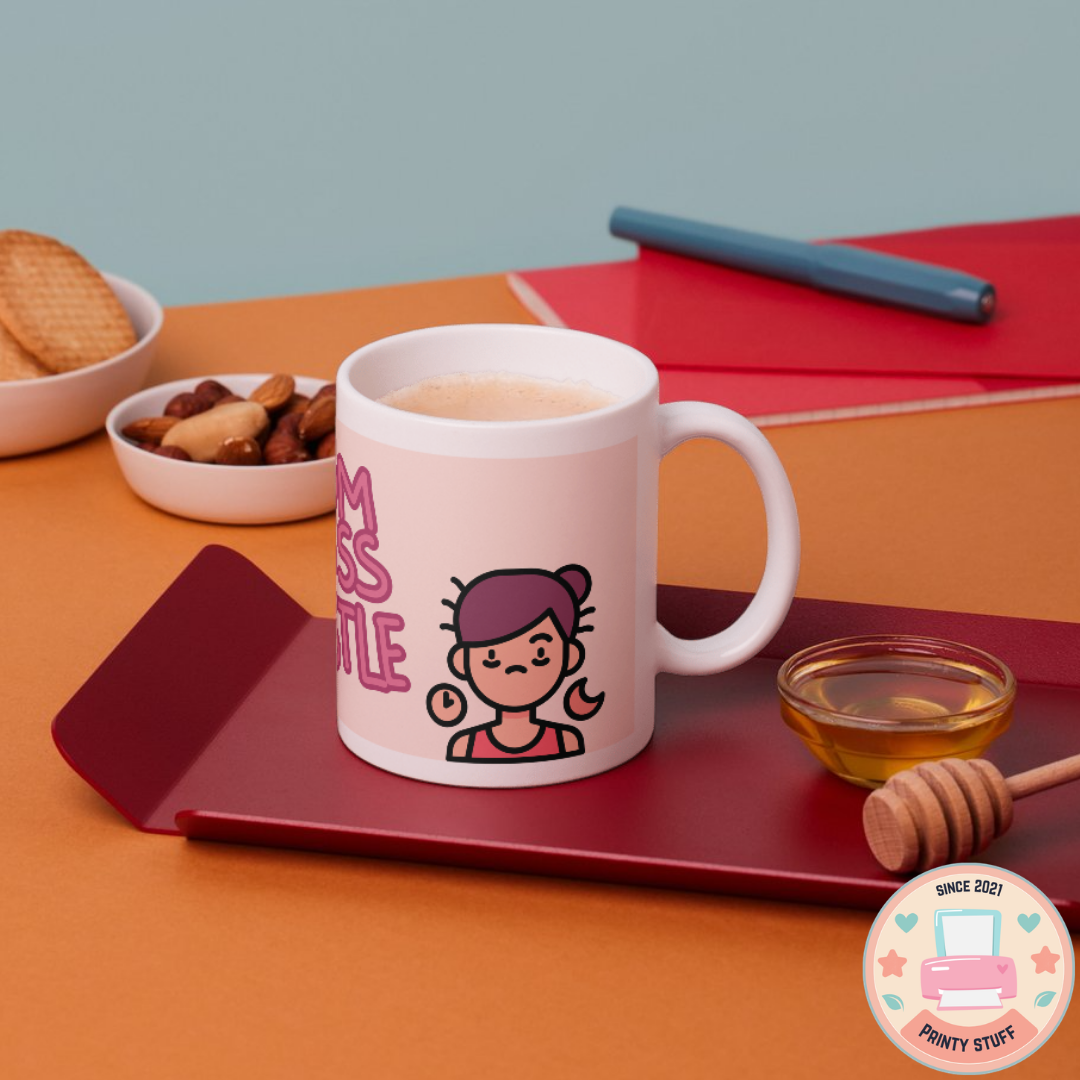 Empowering "Mom Boss Hustle" Mug
