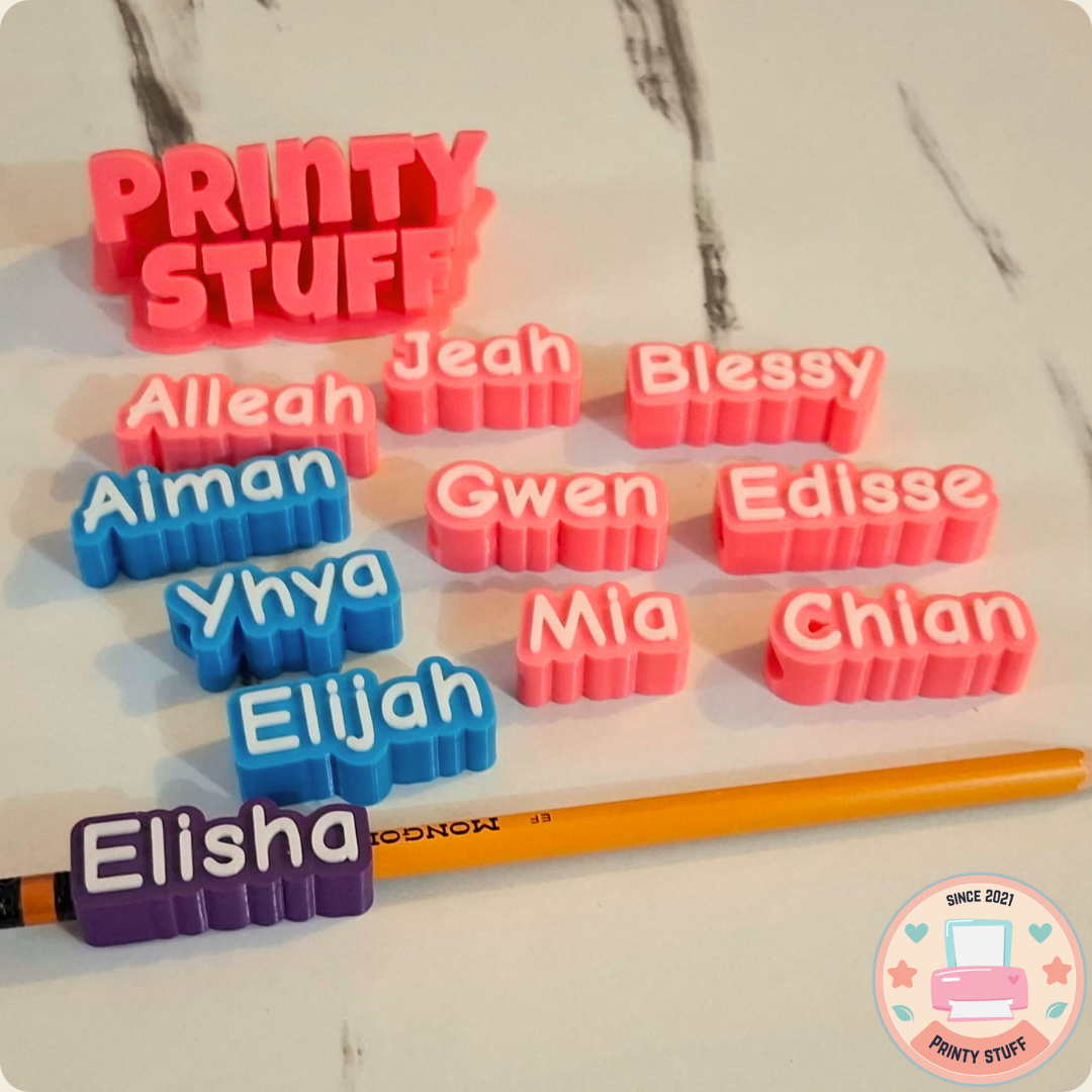 Personalized Pencil Name Topper