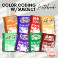 Color Coding with Subject Notebook Series