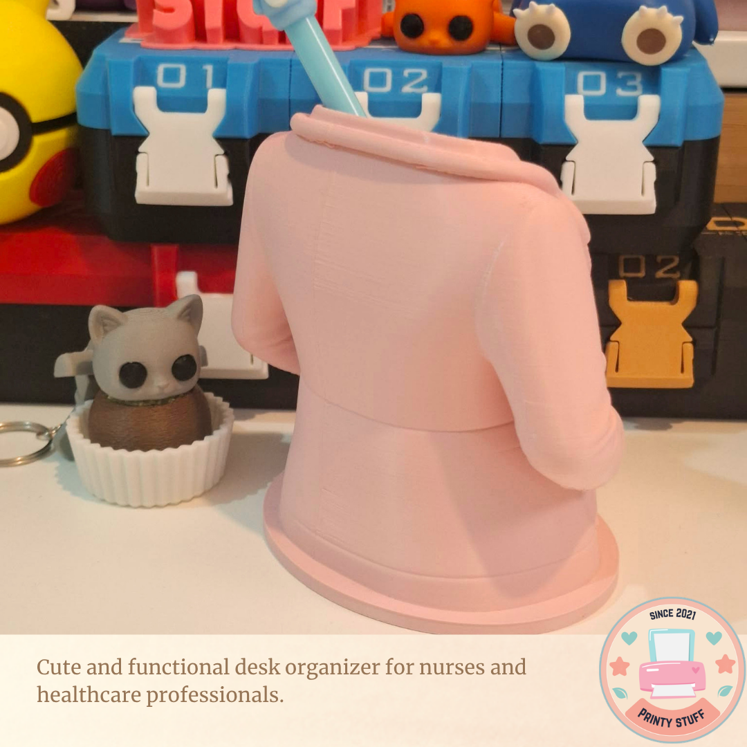 Female Nurse Medical Pen Holder