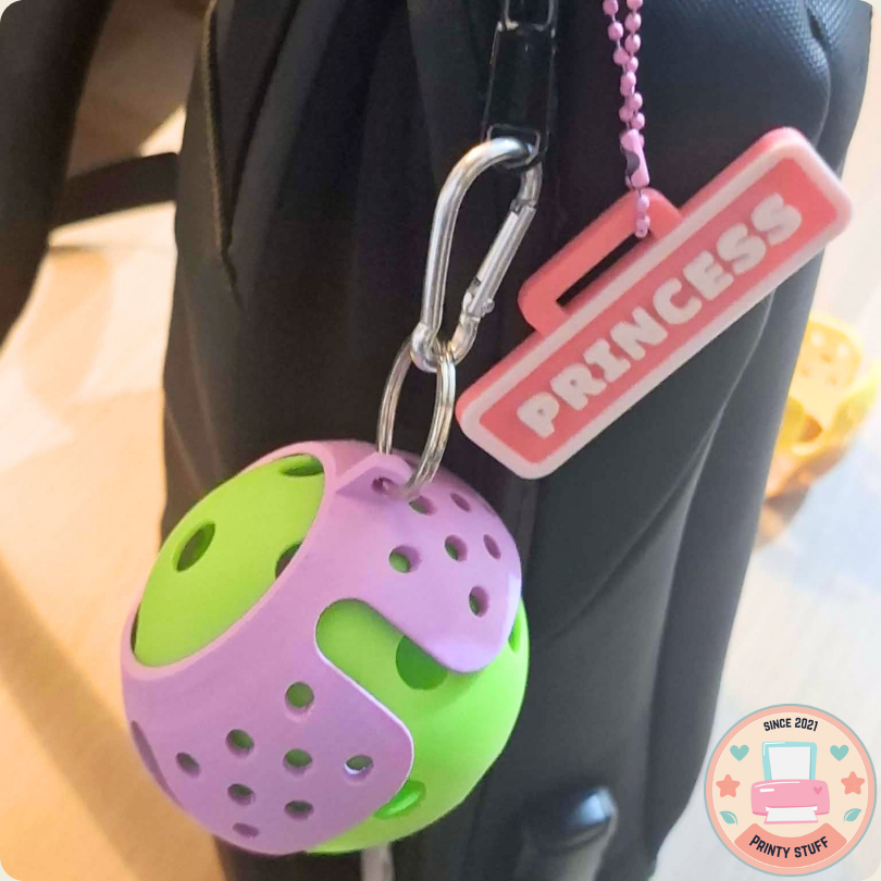 Pickleball Ball Holder with Keychain