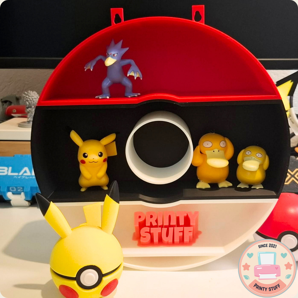 Pokémon Pokéball Round Display Wall Mounted