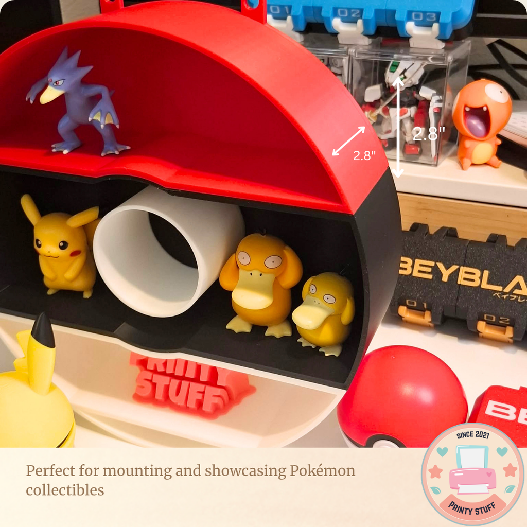 Pokémon Pokéball Round Display Wall Mounted