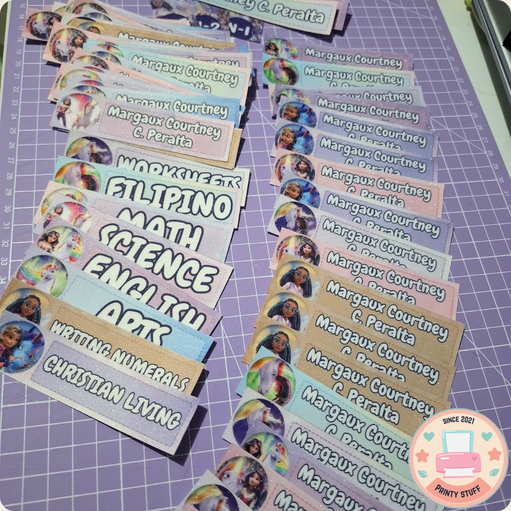 Personalized Notebook Stickers Label