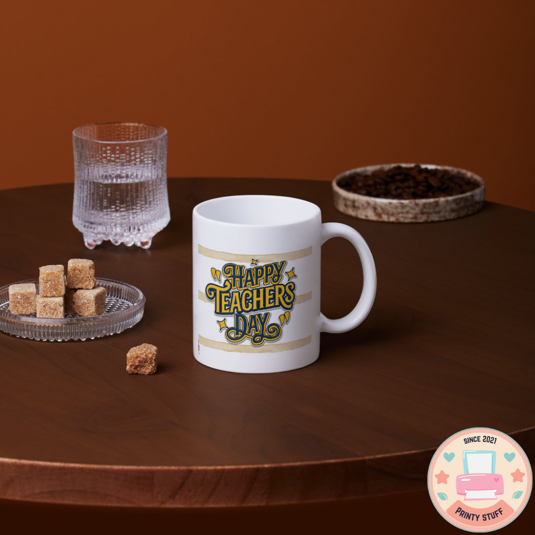 "Happy Teachers Day / Teacher Mode On" Coffee Mug
