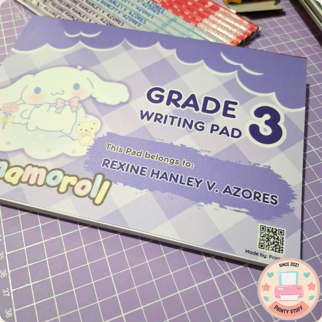 Personalized Padded Writing Pad 80 Leaves